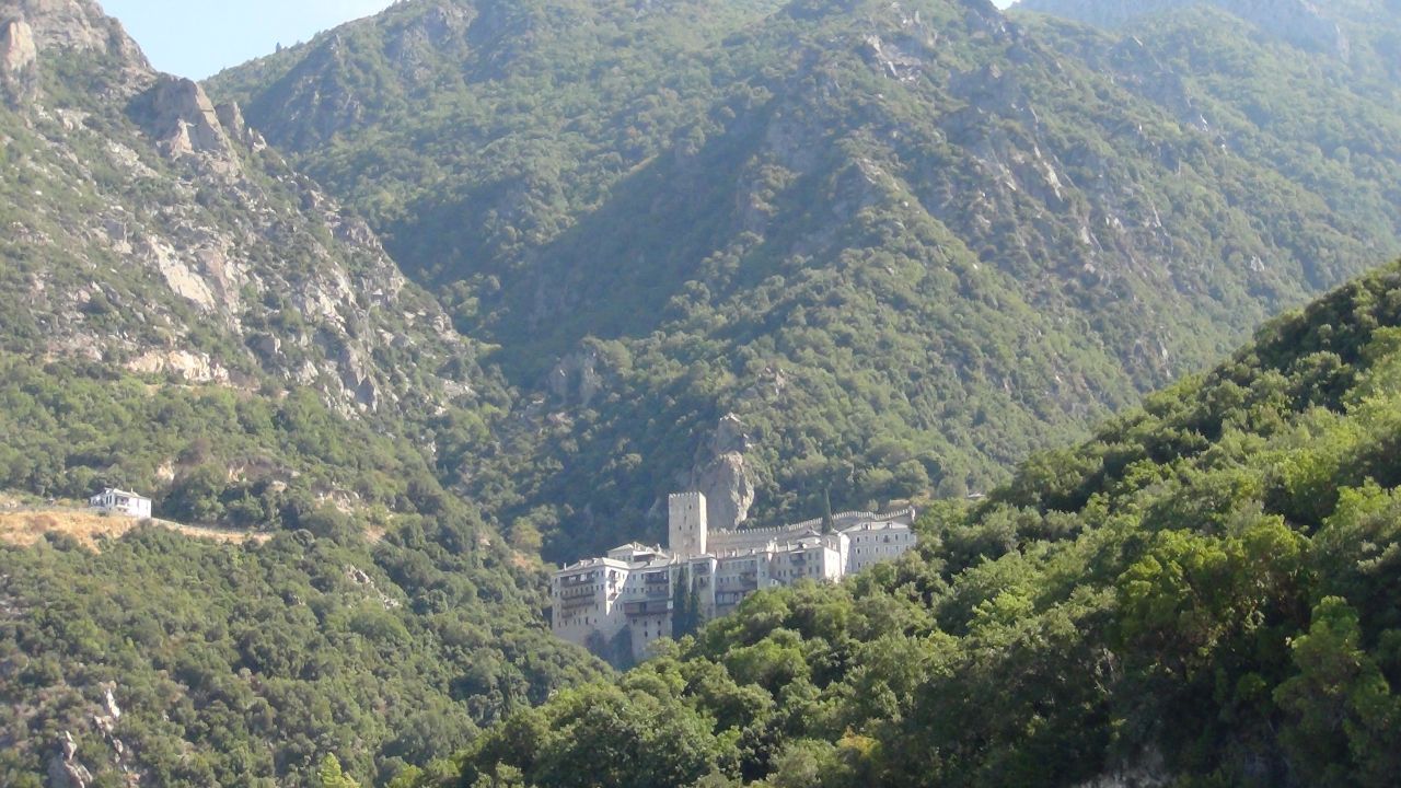 Монастырь Агиу Павлу. Святая гора Афон